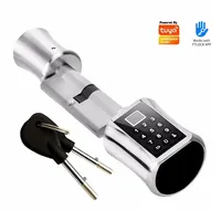 TTLock APP Lock Cylinder 60mm 70mm 80mm 100mm 115mm Tuya Bluetooth Electronic Smart Door Lock Home Security Smart Lock