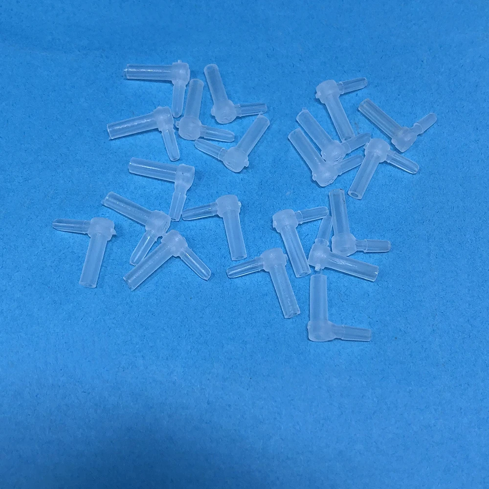 20Pcs DIY CISS Ink tube bend Hollow plug Ink Tube Connector for Continuous Ink Supply System Accessories pipeline connector