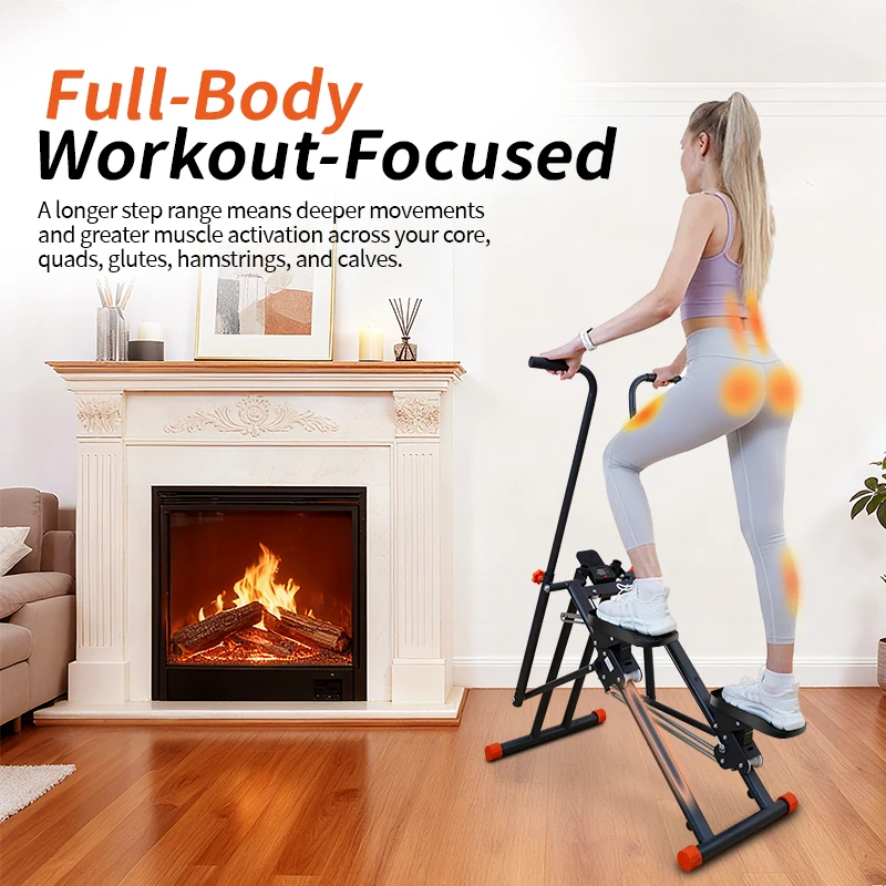 Immagine 5: Mini Stepper Portatile per Fitness Domestico, Macchina per Allenamento Indoor e Body Building