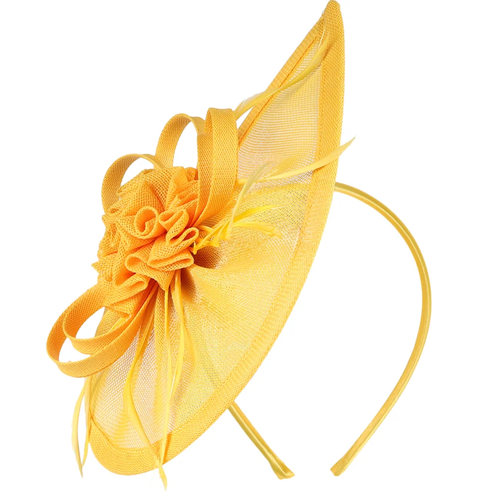 

Cocktail Party Hat Hats for Women Fashionable Tea Headband 1950s Accessories Mesh Church