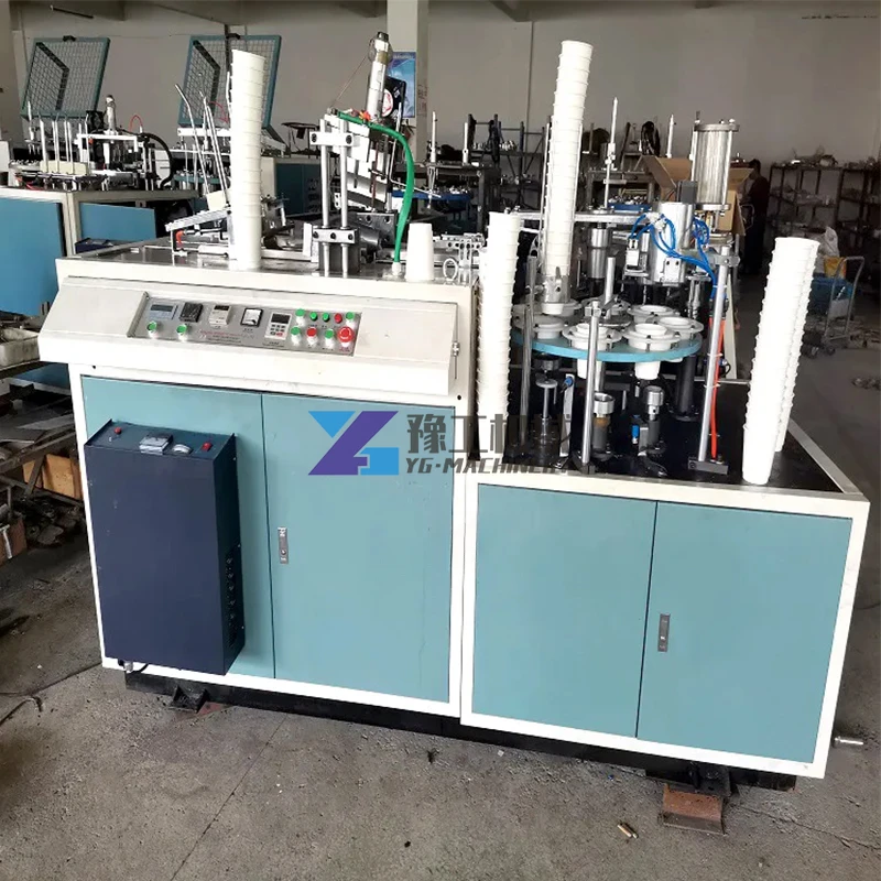 Disposable Automatic Double Wall Paper Cup Making Machine Price Ripple Coffee Paper Cup Forming Machine