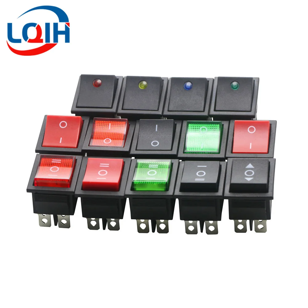 2PCS KCD4 Rocker Switch ON-OFF 2 Position 4 Pins / 6 Pins Power Switch 2 Position 16A 250VAC/ 20A 125VAC Ship Type Switch image 4