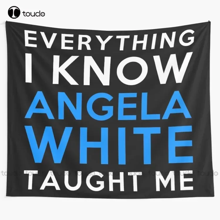 Everything I Know - Angela White Tapestry Good Tapestry Websites Blanket Tapestry Bedroom Bedspread Decoration Background Wall