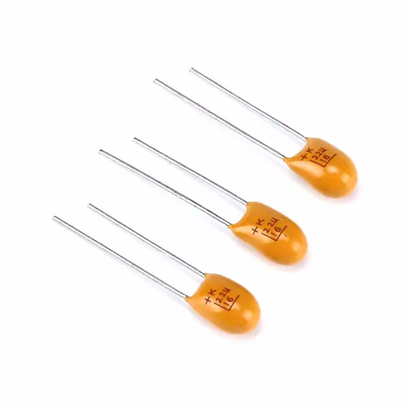 

30pcs IN-LINE TANTALUM CAPACITOR 16V 22UF (226K) ACCURACY ± 10% 2.54MM PITCH