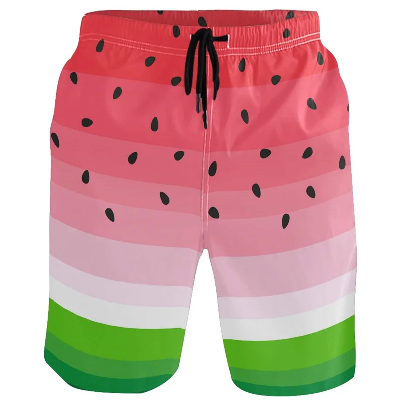 

New Colorful Pineapple Short Pants 3D Printed Watermelon Beach Shorts For Men Swim Trunks Summer Hawaiian Surf Board Shorts