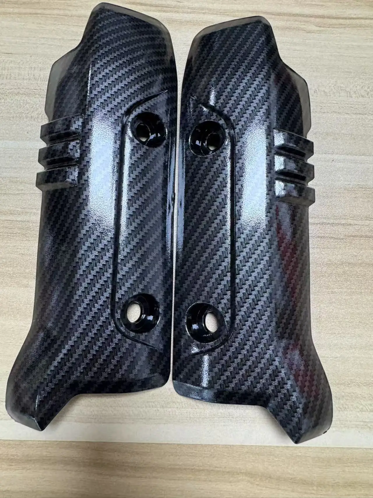 غطاء حماية أمامي ممتص للصدمات من ألياف الكربون لملحقات خزان Chuma 200cc #6