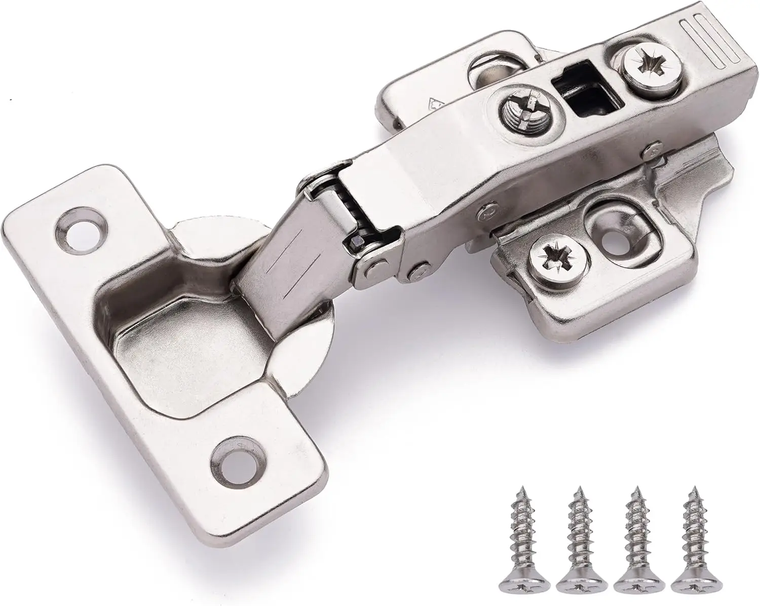 

Full Overlay European Soft Close Cabinet Hinges for Kitchen Cabinets (20 Pcs) -105° Frameless Concealed Cabinet Door