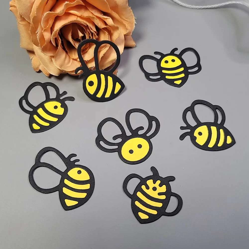 Cutting Die Bee Mesh Greeting Card Scrapbook Seal DIY Manual Die Home Album Production Tool High Carbon Steel Material