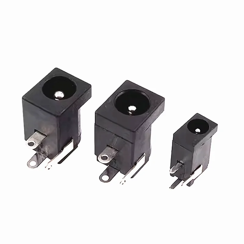 20PCSDC-005 Three Pin Direct Insertion Large DC Power Socket DC005 5.5 * 2.1/5.5 * 2.5 Universal Power Socket