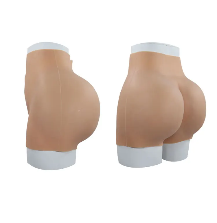 Open Silicone Buttocks Thickened 0.8cm 2.2cm CD Cross-dressing Super Sexy Buttocks Silicone Pants High Waist