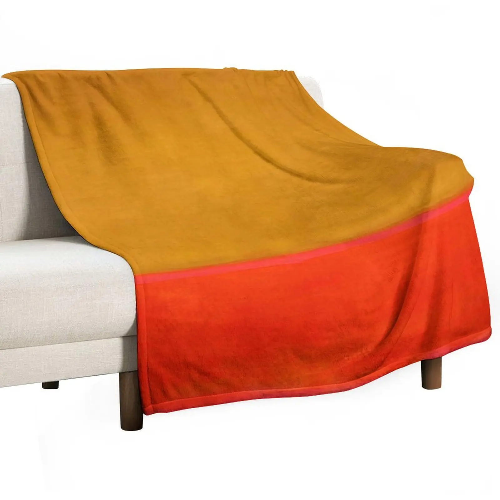 

mark rothko painting, red, yellow, artwork by mark rothko Throw Blanket Winter beds Plush Bed Fashionable Blankets