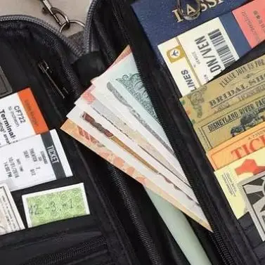 

Сумка-держатель для паспорта, семейный RFID-блокирующий кошелек для паспорта, кошелек для путешествий, органайзер для документов, чехол для кредитных карт