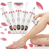 Women Epilator Trimmer Electric Lady Shaver Groin Armpit Arm Leg Bikini Hair Razor Rechargeable Lithium Battery Grooming Kit