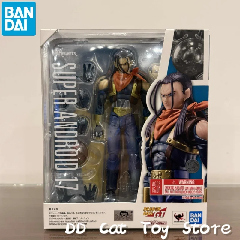 

Genuine Bandai S.H.Figuarts Dragon Ball Pvc Gt Super Android 17 Customization Toy Model Collection Anime Action Figurine Gift