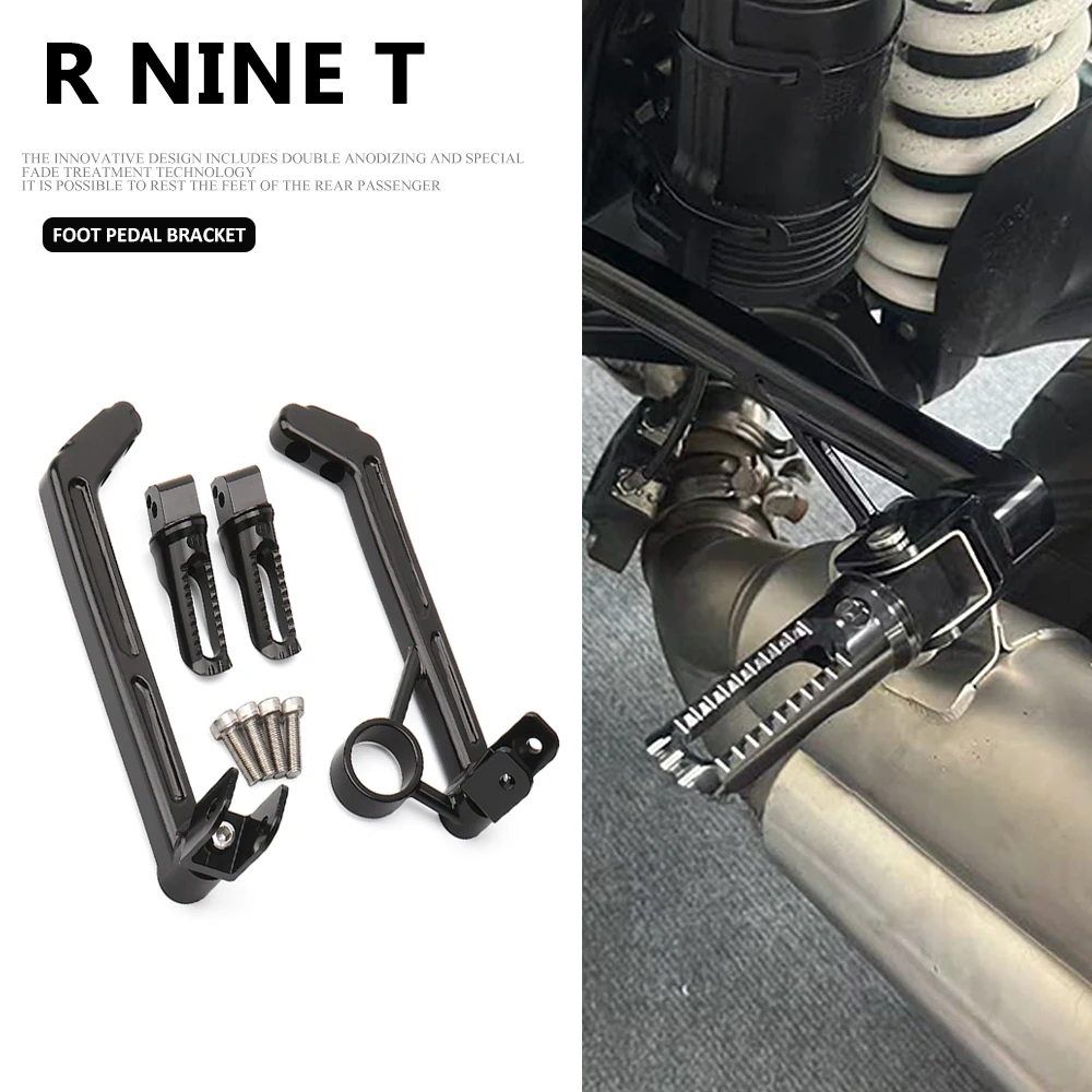 

Motorcycle Accessories Rear Foot Pegs Pedals Bracket Set For BMW R9T R nineT RNINET Scramble R NINET NINE T Racer Rninet Pure