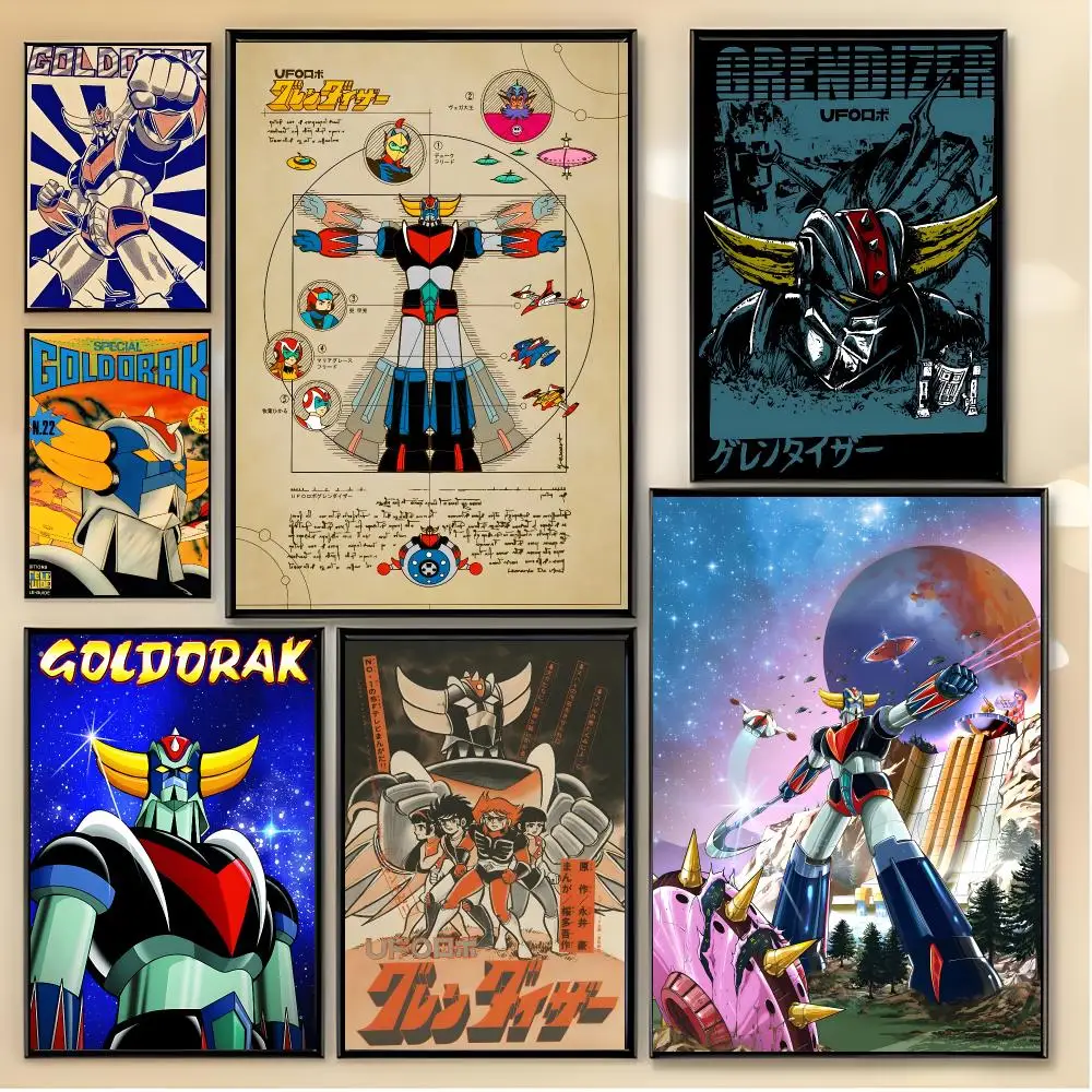 mecha animation G-Goldorak Poster Unique Home Decoration Ideas & Stylish Interior Art