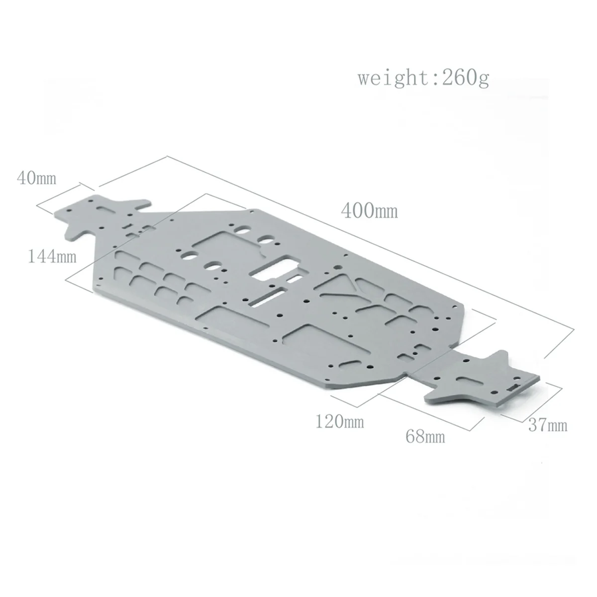 Metal Chassis for Kyosho MP10 KYOIF601 1/8 RC Car Upgrade Parts Accessories