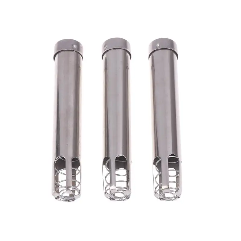 /JCS/Stainless Steel Automatic Pusher Simple Moxibustion Accessories Moxa Stick Roll Tool Accupuncture Massage 5Pcs