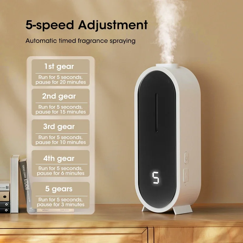 Ultrasonic Aromatherapy Machine Home Wall Mounted Aromatherapy Diffuser USB Portable Air Freshness Deodorization Nebulizer