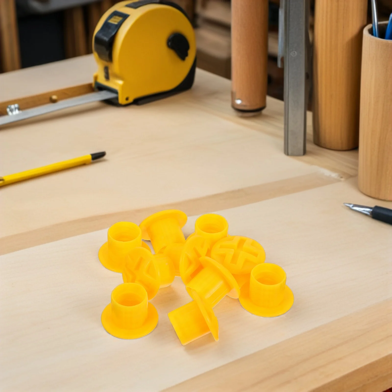 

10Pcs Children's Fixing Screw Cap Smooth Surface Design Snug Fit for Slides and Play Equipment Weatherproof Durable