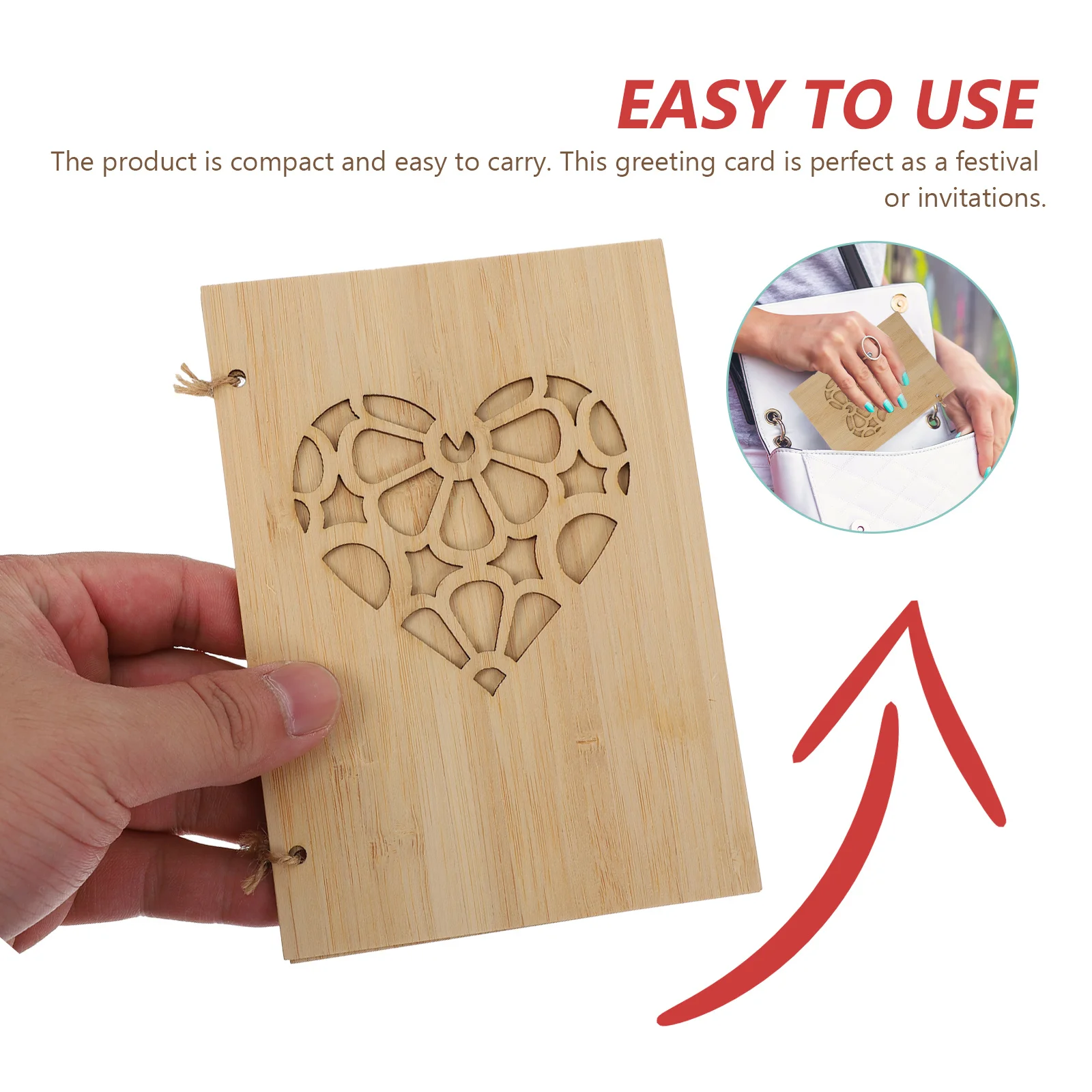 

Thank You Cards Greeting Card Creative Message Card Eco Friendly Bamboo Birthday Congratulation Party Invitations