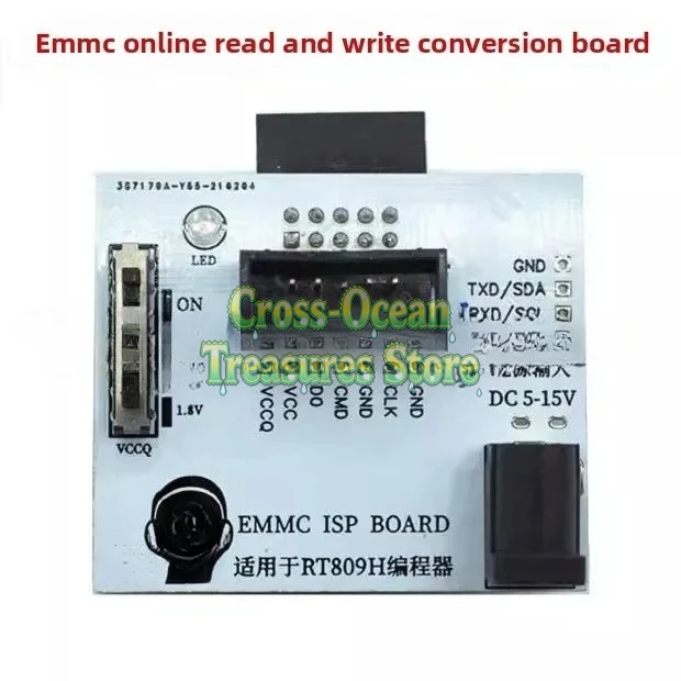 

EMMC ISP Small Board Emmc Flying Line, онлайн-читайте и запись, плата преобразования RT серии программаторов, посвященная