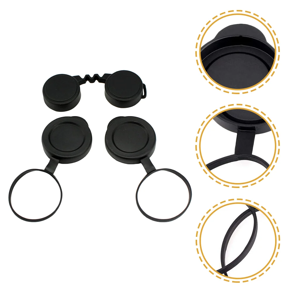 

Lens Cap Eyepiece Cover Protective Objective Caps Telescope Accessories Rubber