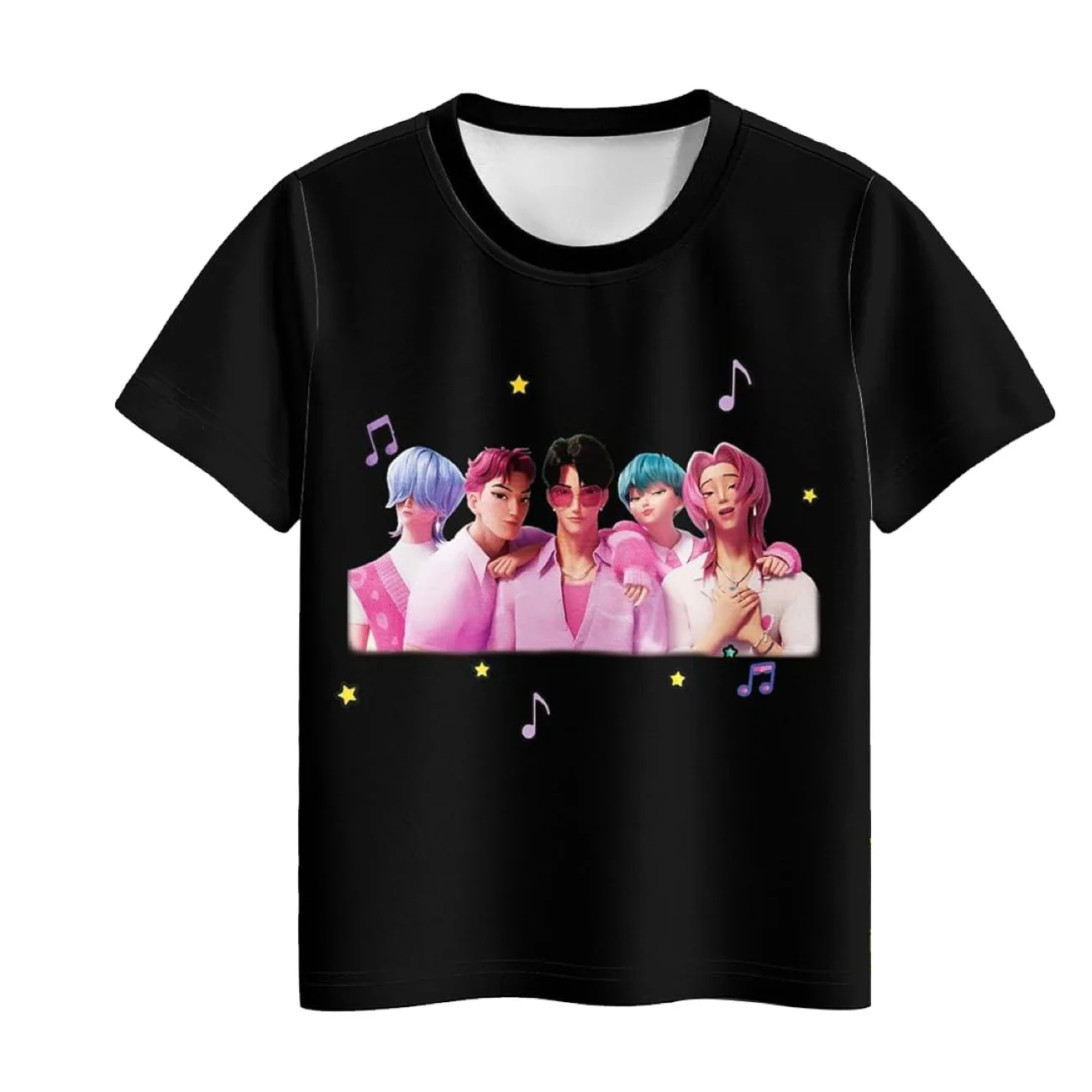 KPop شيطان الصيادين بيجامات أطفال ملابس الفتيات ملابس منزلية للأطفال ملابس النوم بلايز السراويل 2 قطعة مجموعة الكرتون ملابس خاصة بيجامات للأطفال