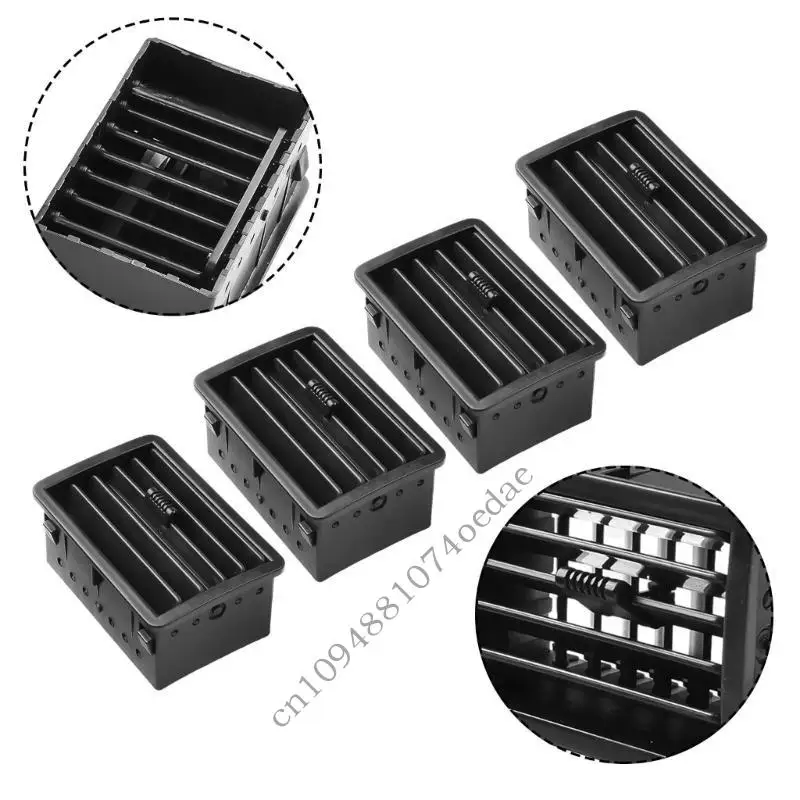 

0XXC 4pcs Dashboard Outlet Grille Car Air Vent Ventilator Grille Air Conditioner Outlet Instrument Panel Auto Part for 97-02
