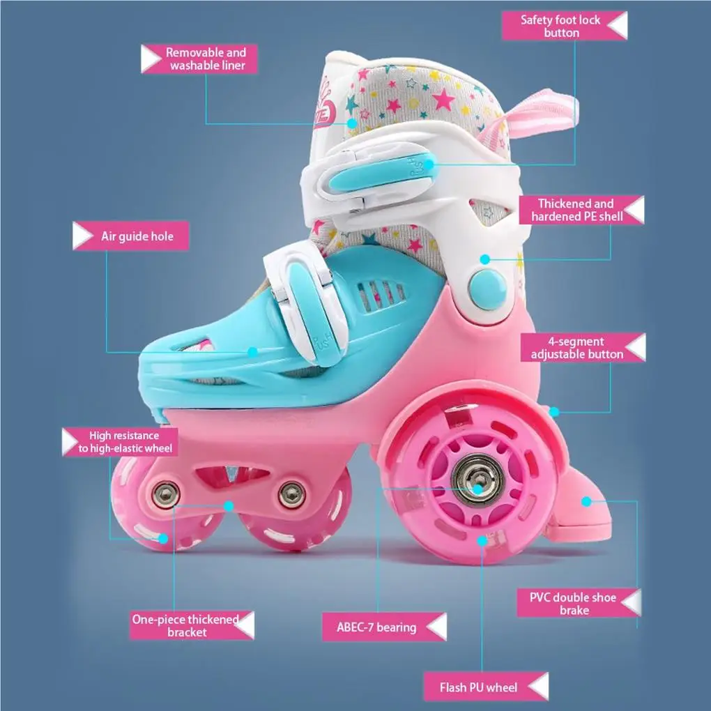 1 Pair Skate Shoes Skating Roller ple Operation Sporting Supplies Craftsmanship Sweet Gift Outdoor Accessories Exquisite