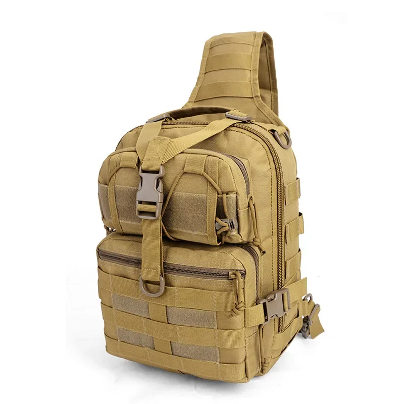 

Casual shoulder crossbody bag tactical king chest bag multi-functional trend backpack sports cycling waterproof oxford cloth men
