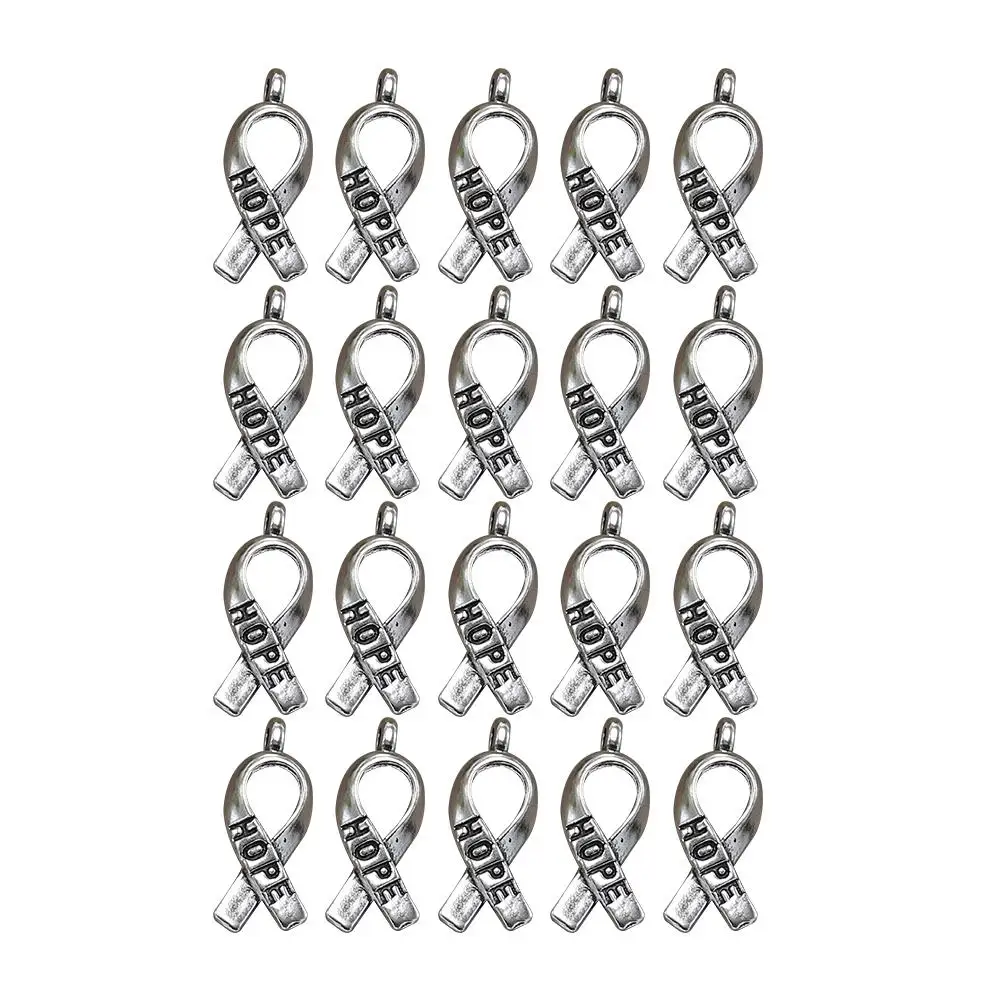 

20 Pcs Letter Hanging Decoration Alloy Pendant Charm Jewelry Making Pendants DIY Charms Ancient Silver