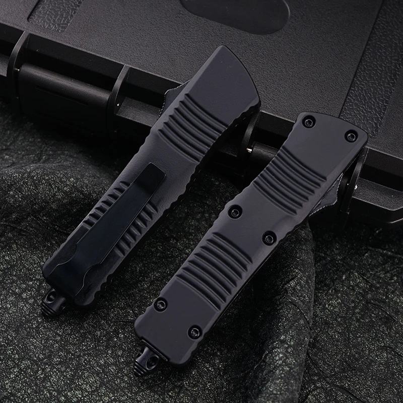 Pisau Lipat Micro Mini 6 Styles COMBAT TROO OTF, Pisau Teknis untuk Aktivitas Luar Ruangan, Alat Utilitas EDC, Pisau Saku dengan Gagang Seng Aluminium