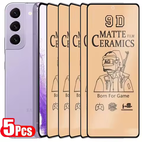 5PCS Matte Ceramic Film Screen Protectors for Samsung S22 S23 S21 Plus S20 Fe A70 A50 A20S A21S A22 A11 A31 A10S Protective Film