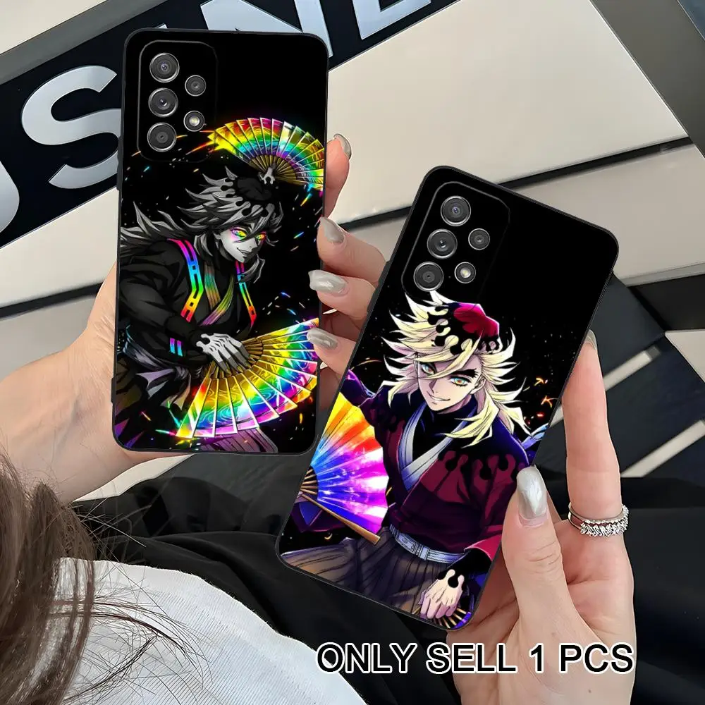 Blade Extinction Douma Phone Case for Samsung Galaxy A56 55 54 53 52 51 36 35 34 23 17 16 15 5G Soft TPU Shockproof Cover