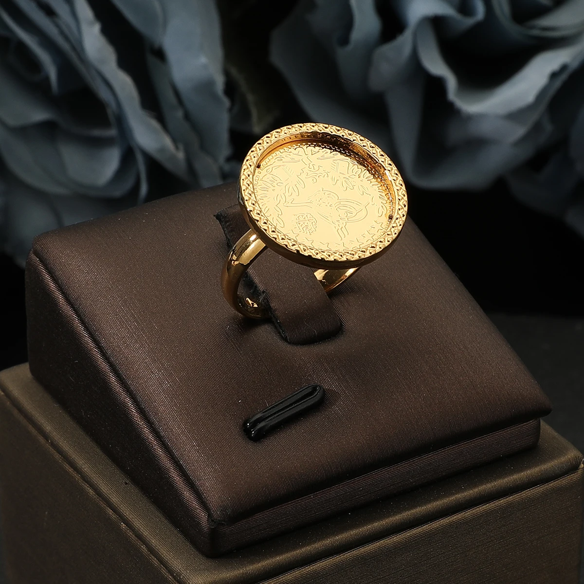 Arab Gold Coin open Rings For  - Ethnic Fashion Co In recension och pris