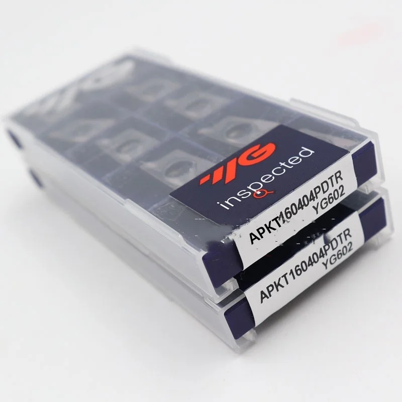 10PCS Korea YG 602 APKT100308 PDTR 160404 Milling Carbide Inserts For Stainless Steel