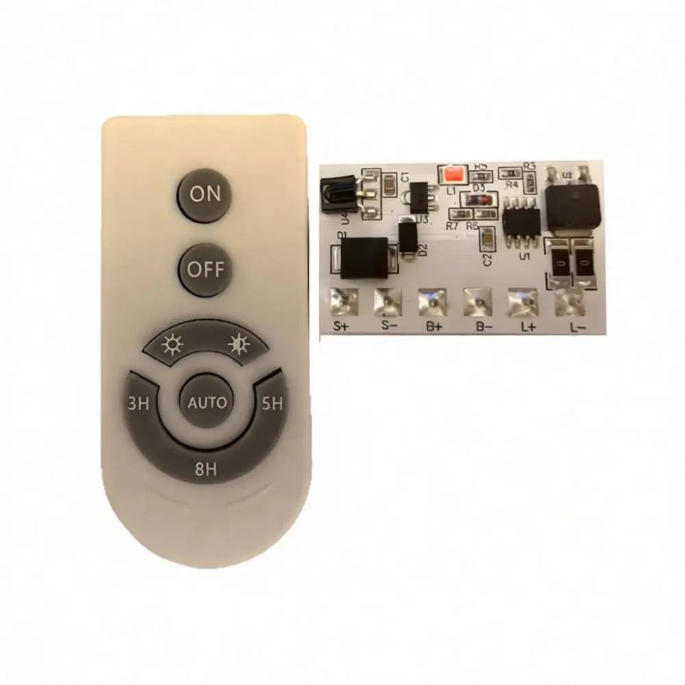 Intelligent Solar Light Controller Circuit Board Remote Sensing Module For Outdoor Landscape Lighting DIY Repair Parts