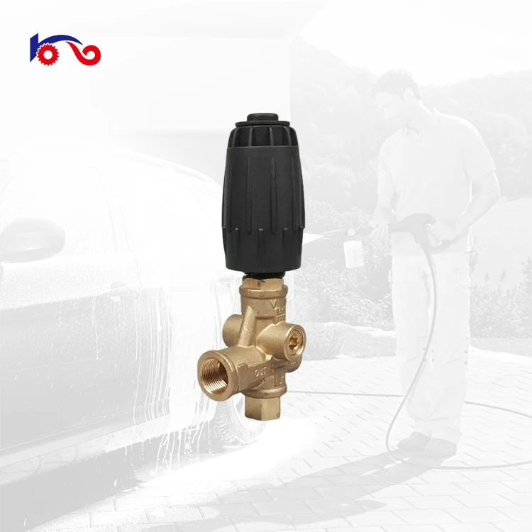 Adjustable Pressure High Pressure Water Pump Unloader Regulating Valve with Stop Version for Car Washer Honglang