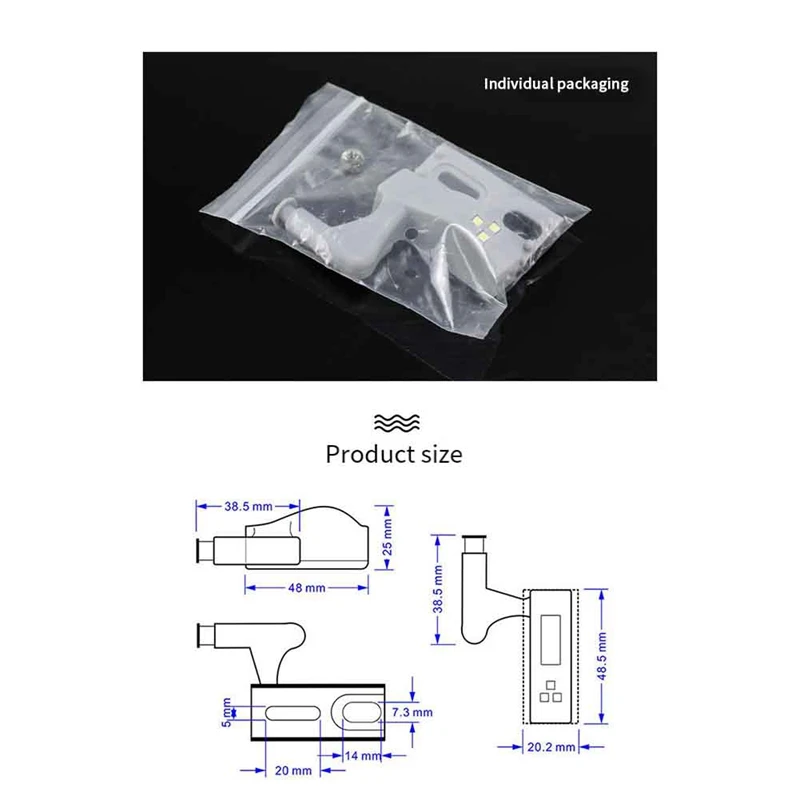 LED الداخلية المفصلي مصباح ، خزانة ضوء ، تحت إضاءة الخزانة ، خزانة بيضاء ، أضواء الاستشعار لغرفة النوم ، خزانة المطبخ ، 10 قطعة