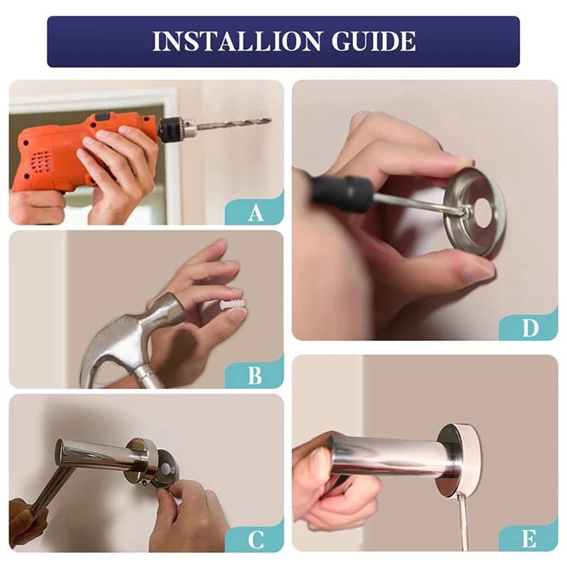 JFBL-Toalheiro ajustável para o banheiro, Rack retrátil, barras de cromo polido, 15,2 a 27,8 polegadas, quente, 2PCs