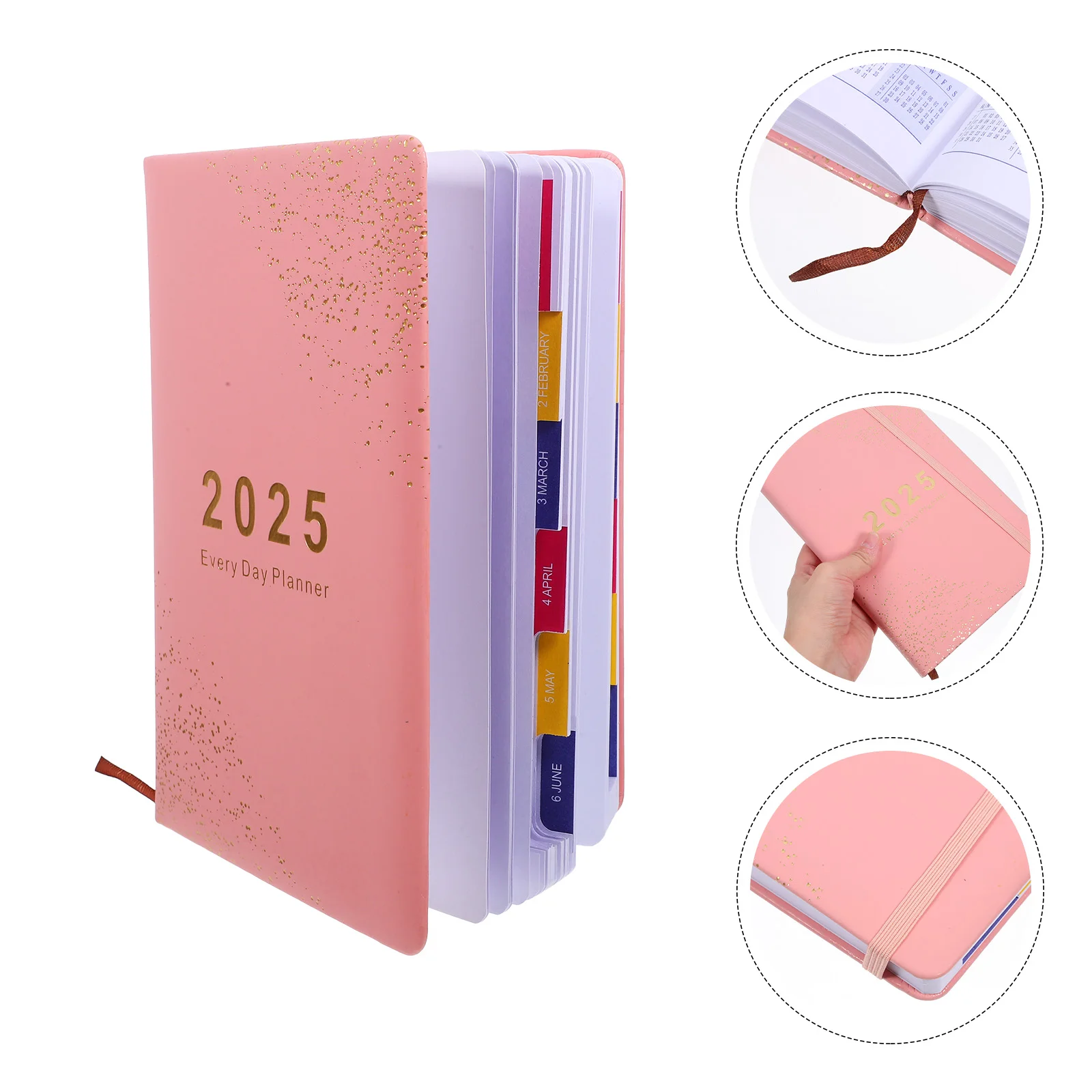 

2025 Schedule Journal Notebook Diary The Delicate Daily Planner Organizer Paper Notebooks Convenient Academic Writing Office