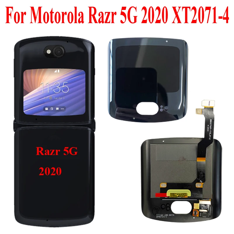 

Origianl Razr 5G LCD For Moto For Motorola Moto RAZR 5G XT2071-4 External Secondary LCD Display Touch Screen Digitizer Assembly