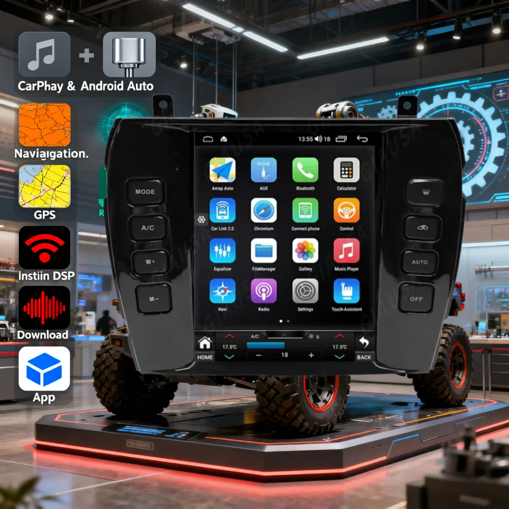 JY para Jaguar S-Type XJ x-type 2004-2008 Auto inalámbrico Carplay Radio de coche reproductor Multimedia Audio estéreo unidad principal de navegación GPS