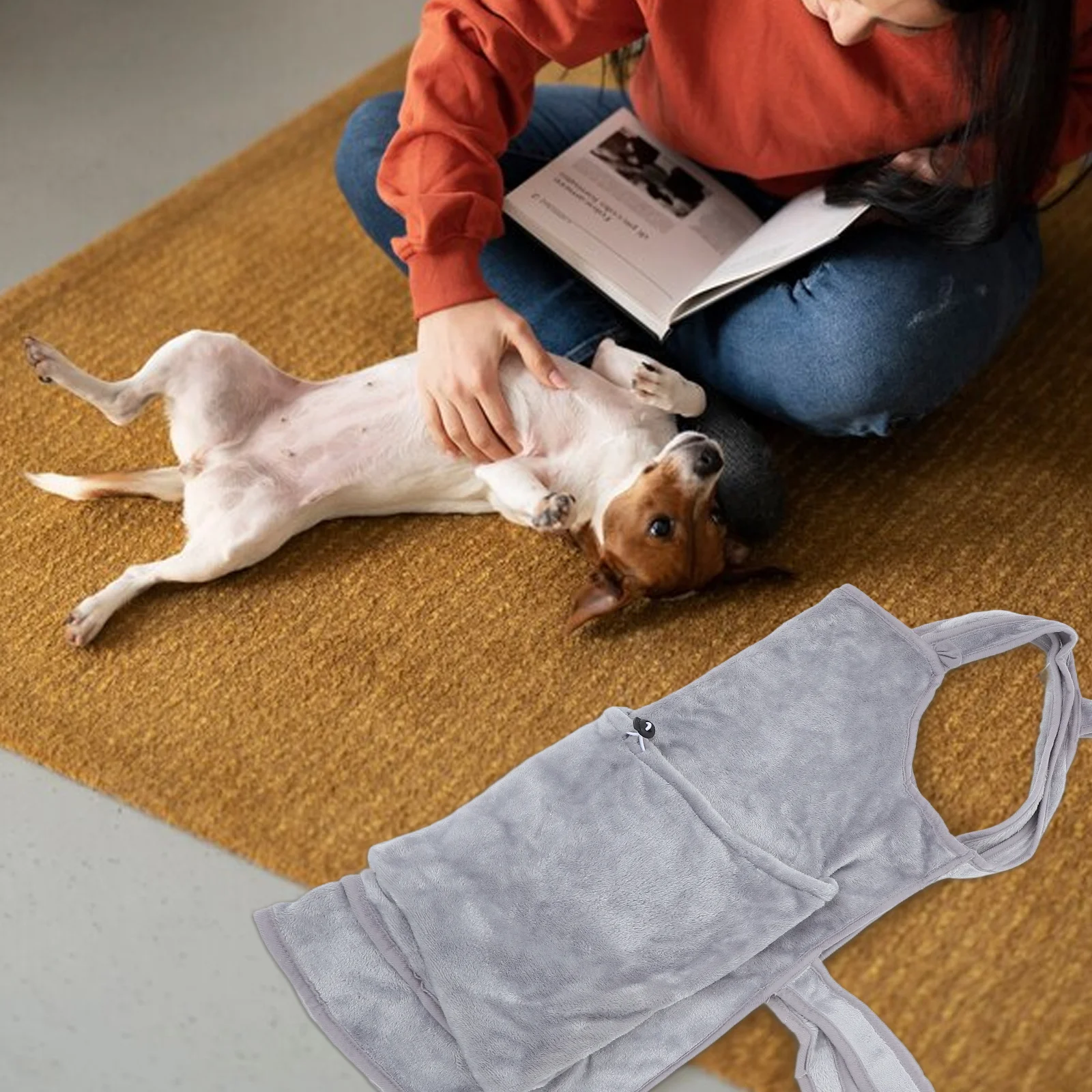 

Cat Holding Apron Comfortable Material Cute Design Pet Sling Carrier Multifunctional Sleeping Bag Easy Carrying