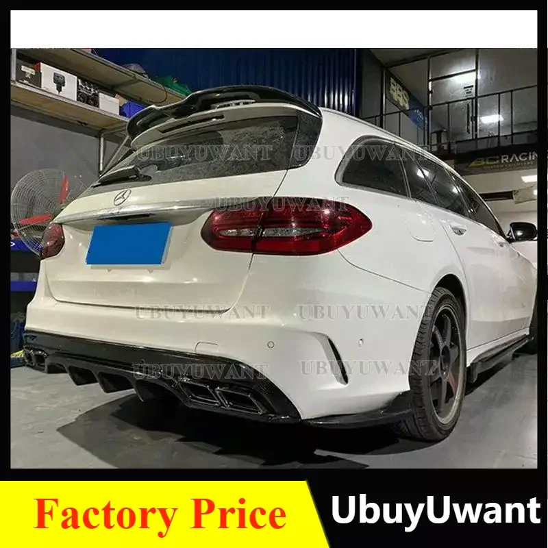 

Carbon Spoiler For Benz C200 W205 Wagon C180 C260 Rear Windshield Wing C-class Trunk Accessories