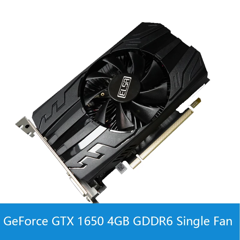 ELSA GeForce GTX 1650 4GB GDDR5 128 Bit Gaming Graphics Card Computers Video Card