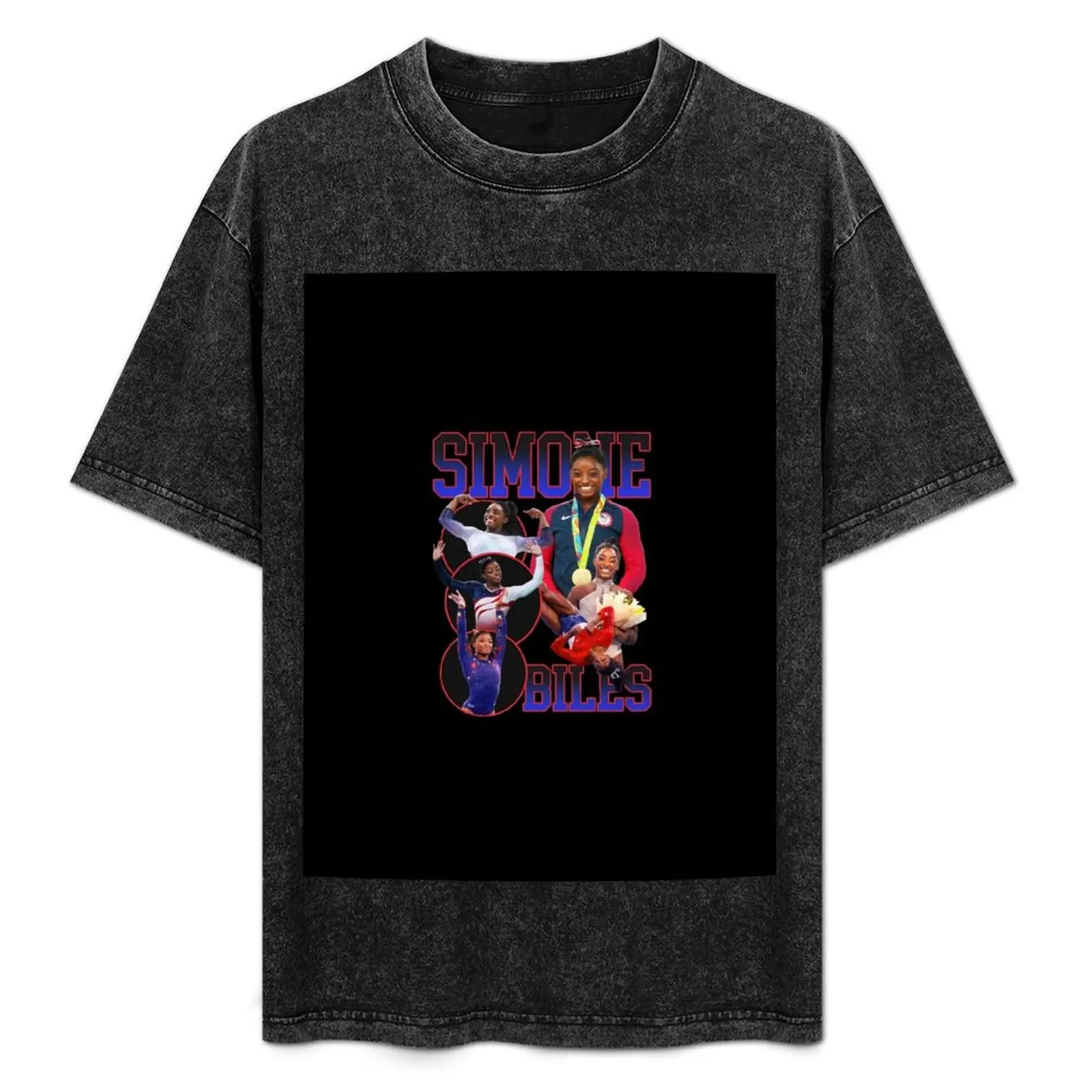 

Simone Biles Vintage 90s T-Shirt affliction shirts Short sleeve tee quick drying shirts men graphic