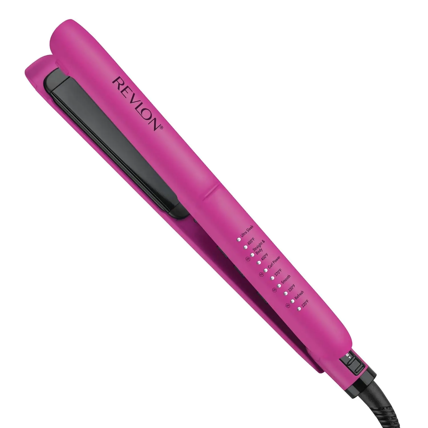 

1" Ceramic Tourmaline Flat Iron with Even Heat Distribution, 5 Temperature Settings for All Hair Types