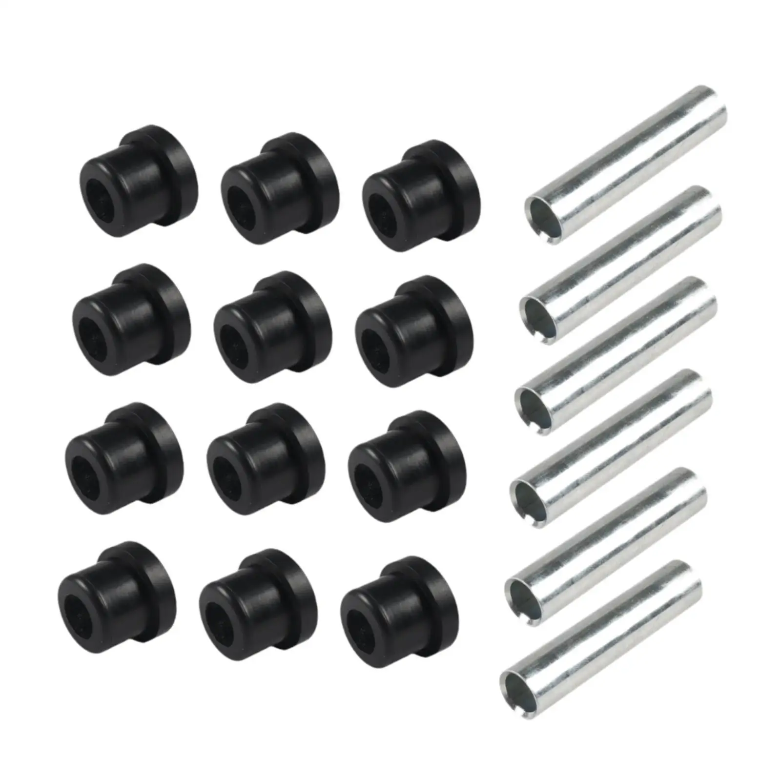 

Golf Cart Spring Bushing Kit Spare Part Steel Sleeves Rubber Repair Replaces